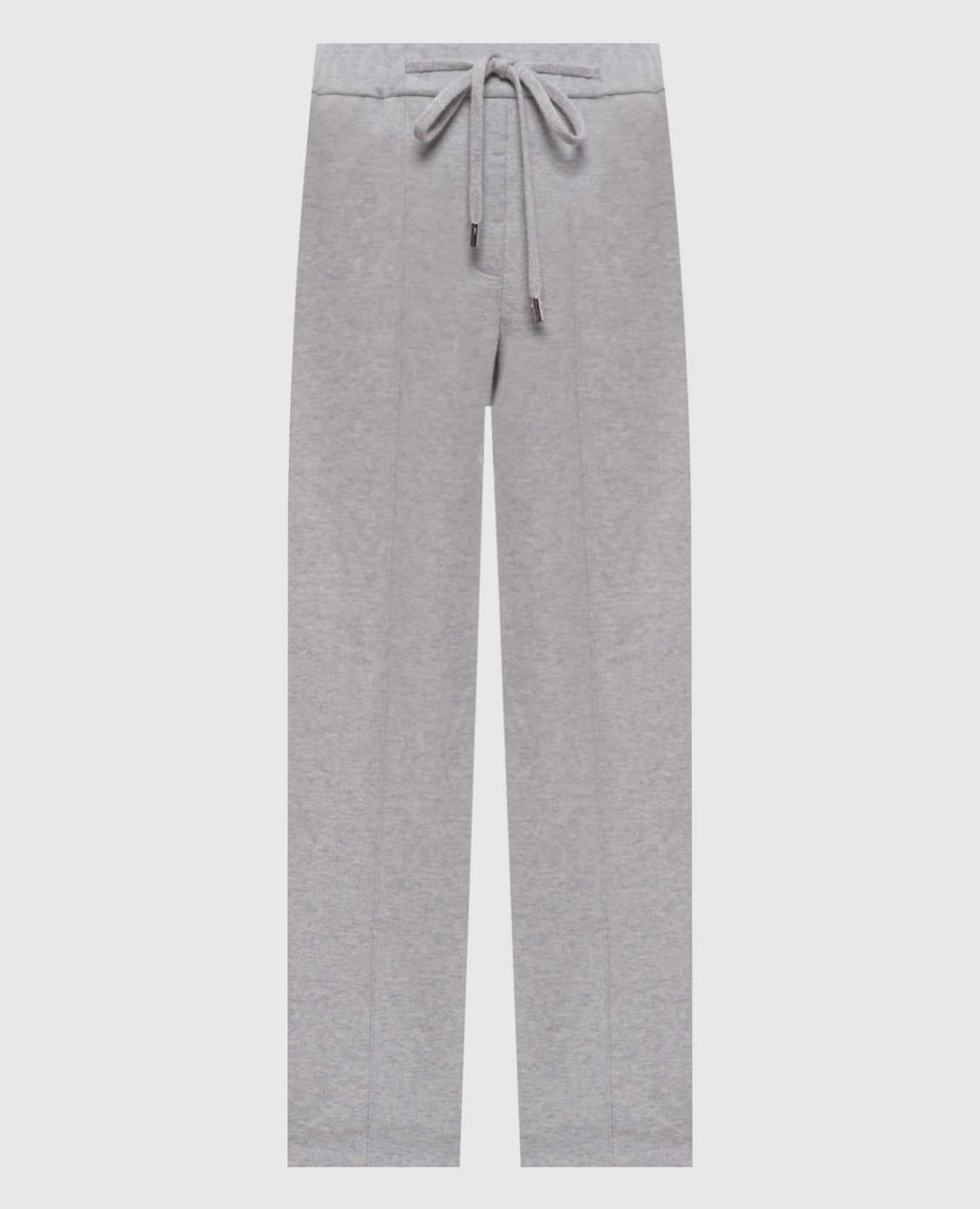 

Серые брюки с шерстью, Серый, Зауженные брюки