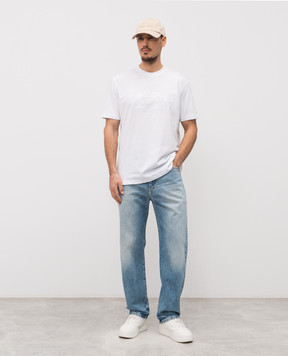 Iceberg Белая футболка с вышивкой логотипа F0406325