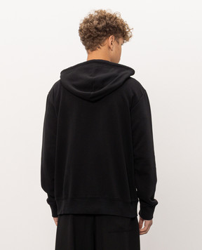 Maison Margiela MM6 Чорна спортивна куртка з нашивкою логотипа SH2HG0009M25013