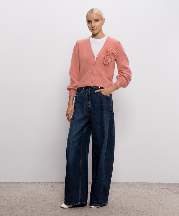Twinset Біла футболка з нашивкою логотипа 262TP2302 зображення 2