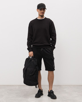 C.P. Company Черный свитшот с патчем логотипа MSS713A005086W