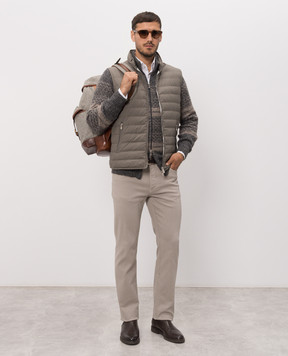 Brunello Cucinelli Сірі джинси з емблемою M277PB3210