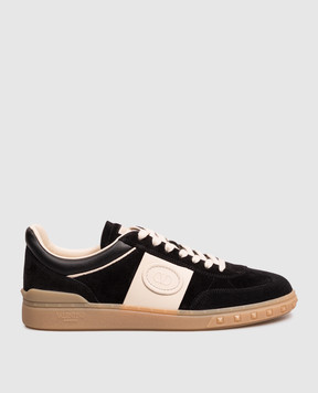 Valentino Черные замшевые кроссовки Upvillage 9Y2S0H77LAL