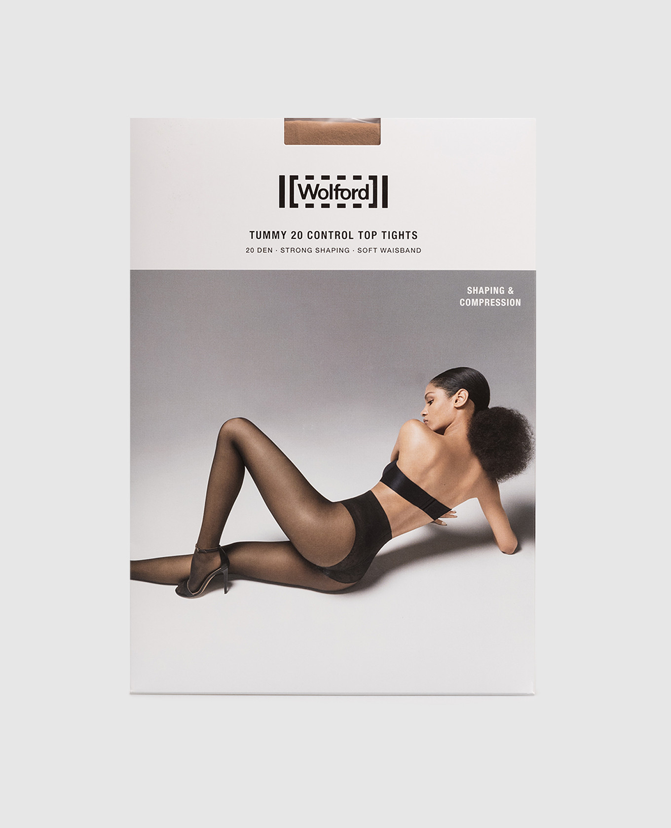 Коричневые колготки Tummy 20 den