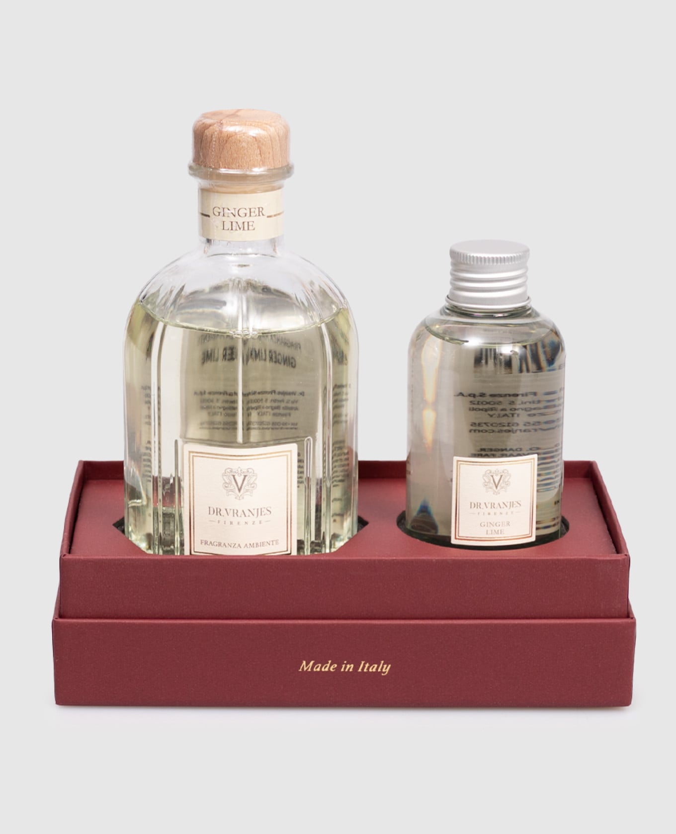 

Набор из аромадиффузора и наполнителя Ginger Lime, Прозрачный, Ароматы для дома