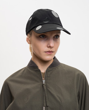 Y`S Yamamoto Черная кепка в принт YQH02025