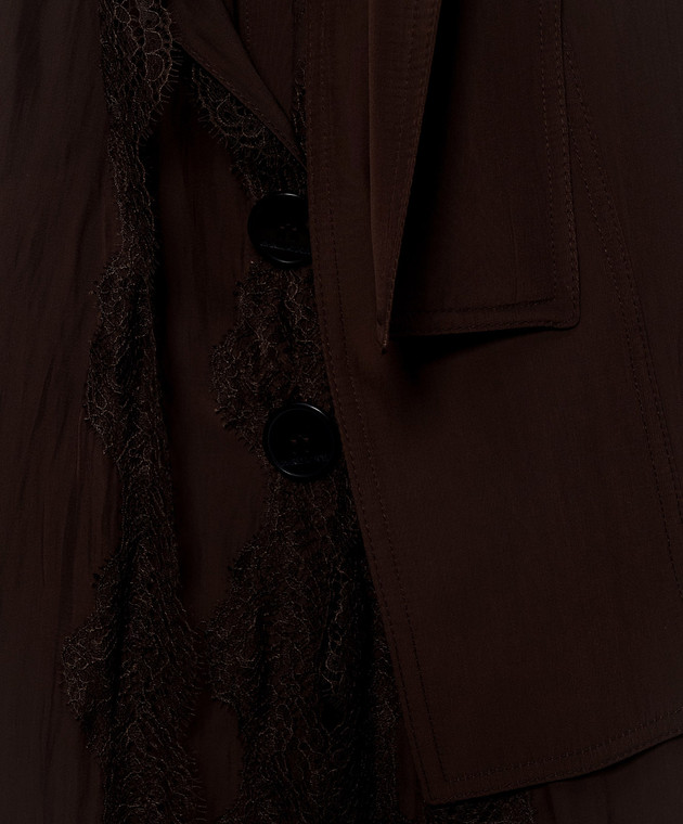 16Arlington Коричневое пальто Tawny C085SS2601 изображение 5