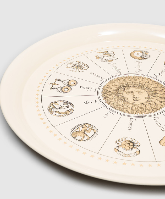 Fornasetti Піднос кольору айворі Zodiaco C32Z043 зображення 2