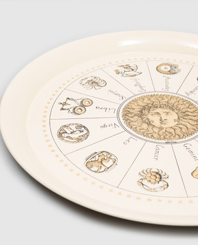 Fornasetti Піднос кольору айворі Zodiaco C32Z043