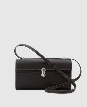 Savette Коричневая кожаная сумка Symmetry H01001