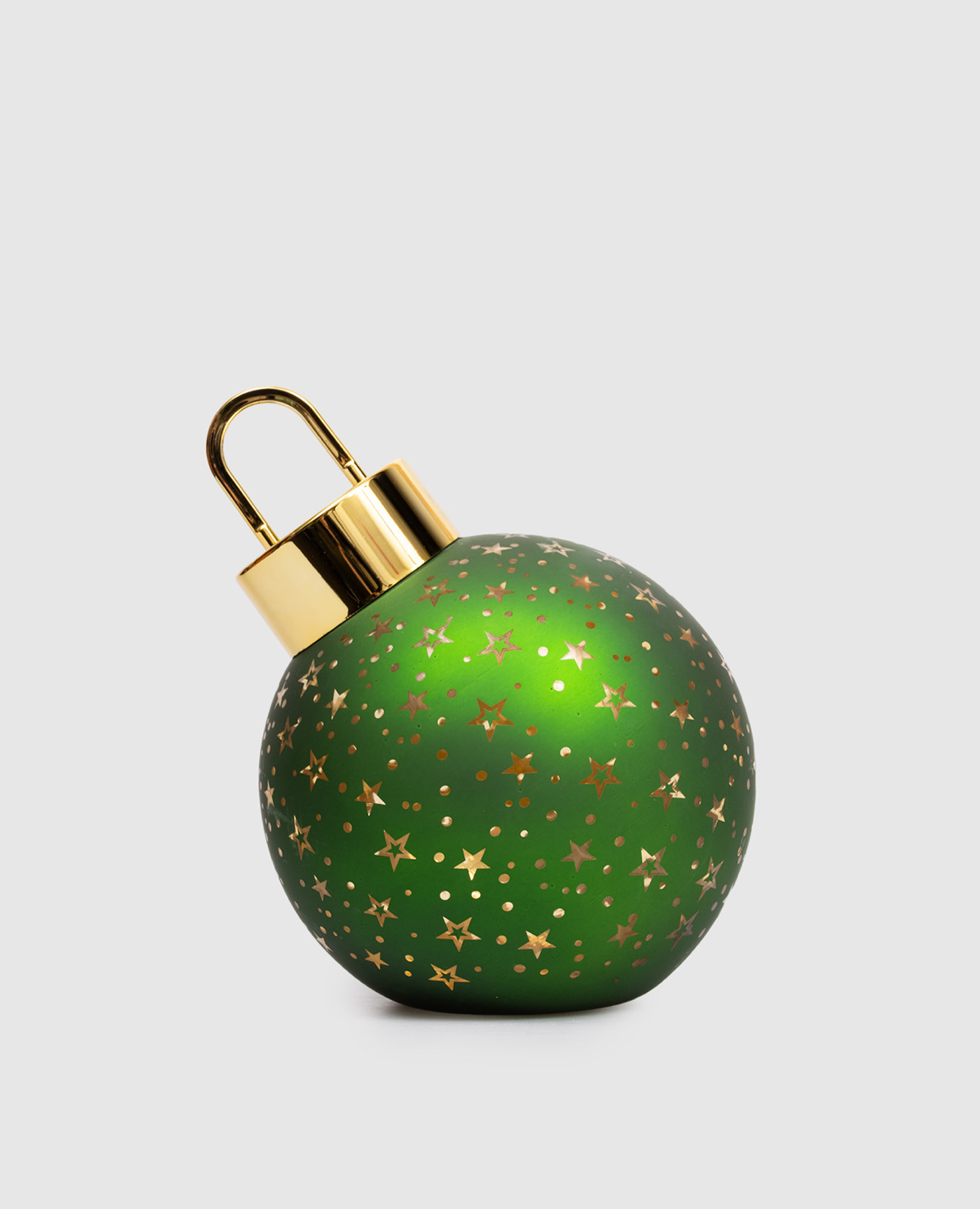 

Зеленый стеклянный светодиодный шар, Декор