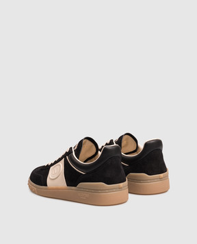Valentino Черные замшевые кроссовки Upvillage 9Y2S0H77LAL