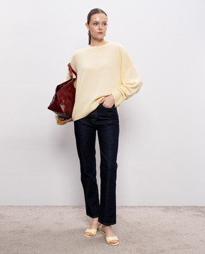 Loulou de Saison Желтый свитер ANTON из кашемира ANTON