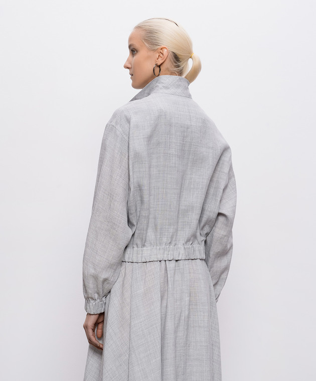 Intoca Серая куртка с рамами 261RAPJA1301 изображение 4