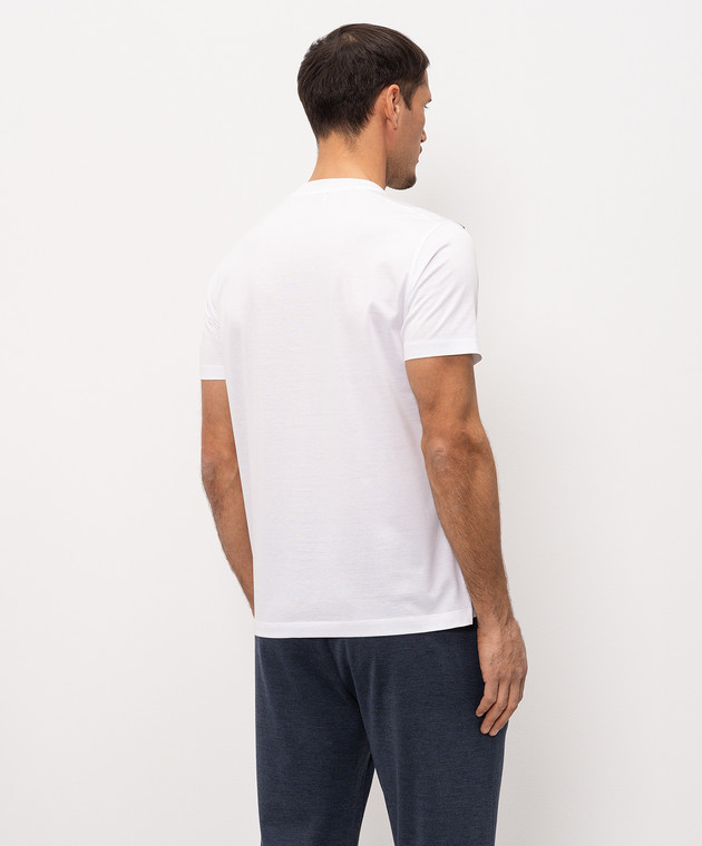 Bilancioni Белая футболка с принтом BE26T4GBE2 изображение 4