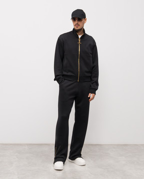 Balmain Черные спортивные штаны GH1PQ438JL34