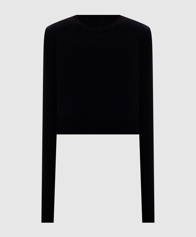 Saint Laurent Черный свитер из кашемира 871009Y77LF