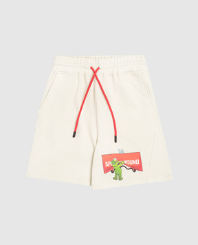 Sprayground Дитячі зелені шорти Show the Shark SPY1422ESAGE