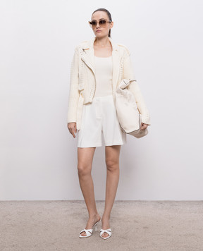 Ermanno Scervino Белые шорты D486P713XIF