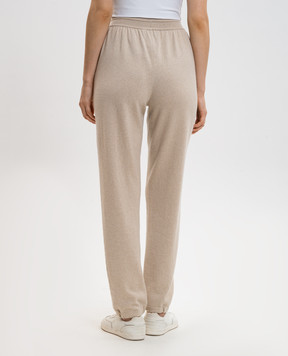 Loro Piana Бежевые джогеры Merano из кашемира FAP0177sh