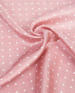 Agnona Розовый платок из шелка в горох AS1105S4059