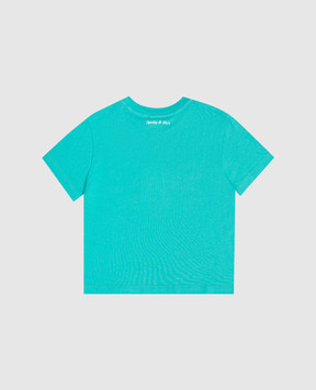 Sporty & Rich Дитяча зелена футболка Be Nice TO048712003GR02