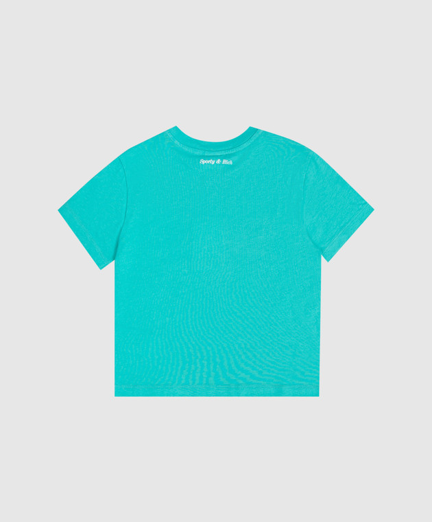 Sporty & Rich Дитяча зелена футболка Be Nice TO048712003GR02 зображення 2