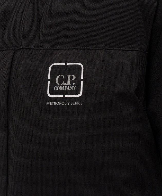 C.P. Company Metropolis Черный пуховой жилет LVE047A110739A изображение 5