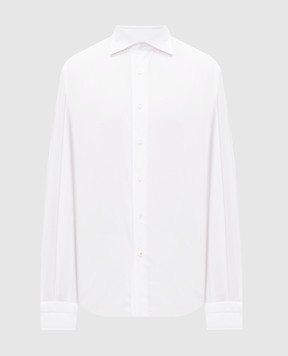ISAIA Біла сорочка з бавовни IM10TCKM002