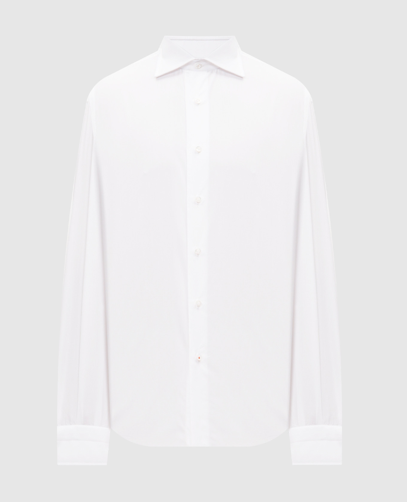 Белая рубашка из хлопка