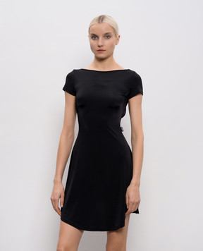 Vetements Черное платье мини WE76DR448B