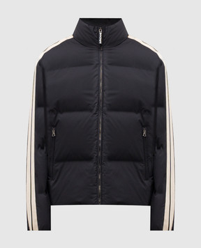 Palm Angels Чорний пуховик з логотипом PMED057F25FAB001