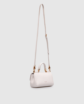 Dolce&Gabbana Біла шкіряна сумка My Sicily BB7864B7321