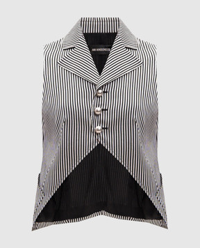 Ann Demeulemeester Жилет Lune в полоску B0014019FA737