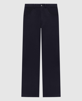 Maison Margiela MM6 Синие брюки S52KA0581M25025