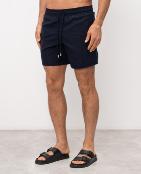 Vilebrequin Синие шорты для плавания с нашивкой MOOC4A00