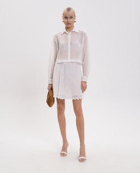 Ermanno Scervino Біла спідниця з мережива D482O378EWF