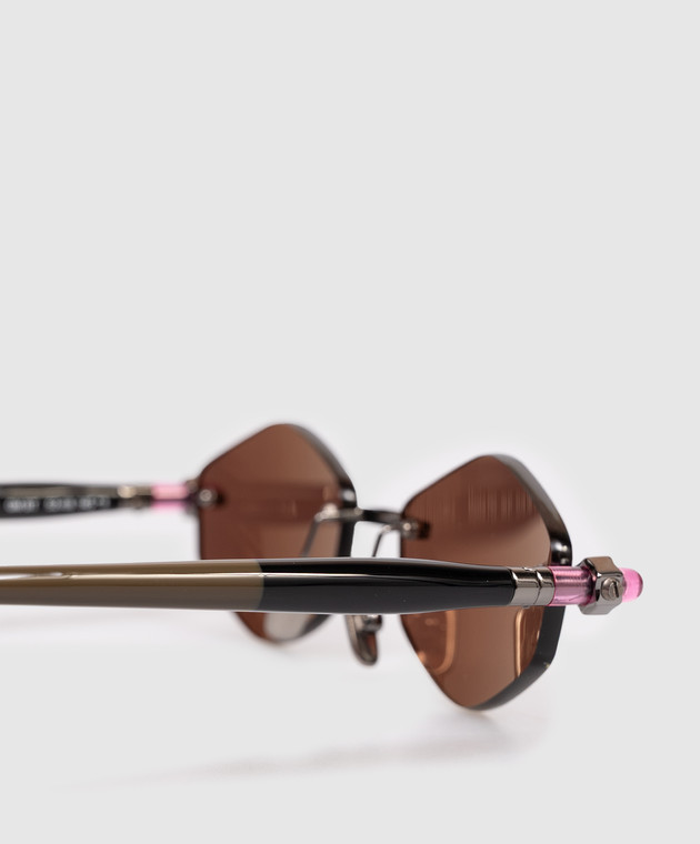 Kuboraum Коричневые солнцезащитные очки P60 KRSP60GMBT00004M изображение 4