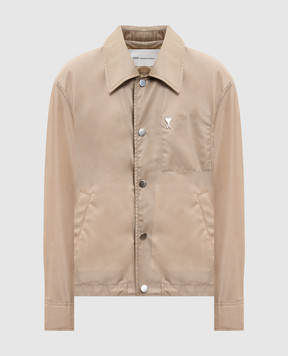 Ami Paris Бежевая куртка UJK872PA0037