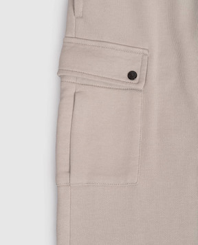 C.P. Company Дитячі сірі джогери-карго з патчем логотипа CMP00ZLCA691014