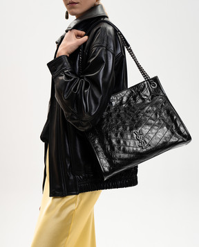 Saint Laurent Чорна шкіряна сумка NIKI 5779990EN04