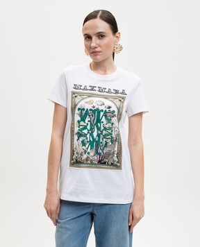 Max Mara Белая футболка SPADINO MXMSPADINO