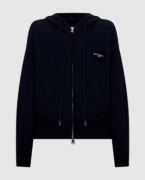 Givenchy Синий кардиган с шерстью BWZ0674ZV2