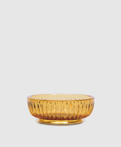 Желтый хрустальный держатель для мыла Elegance