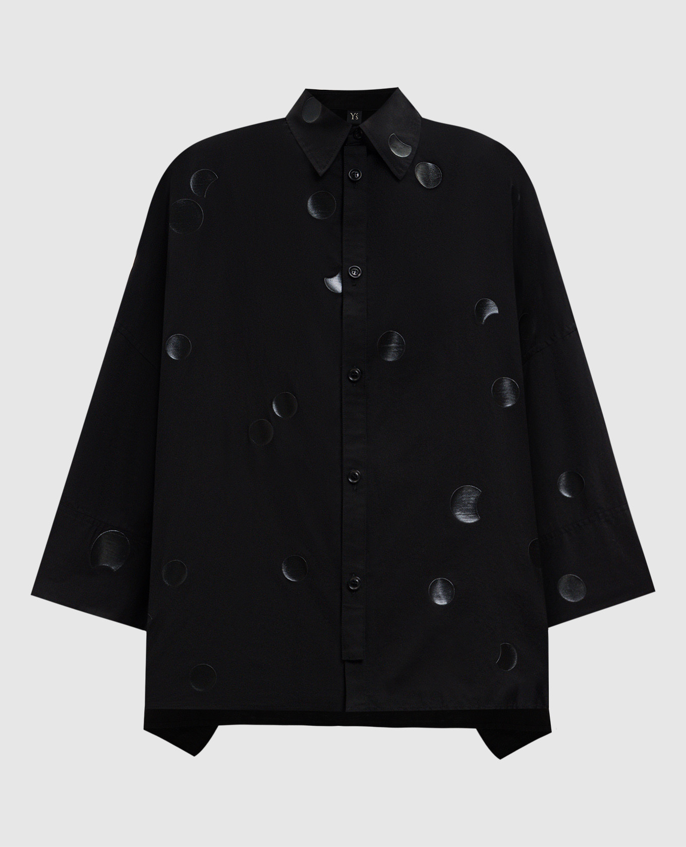 

Черная рубашка в горох, Черный, Рубашки