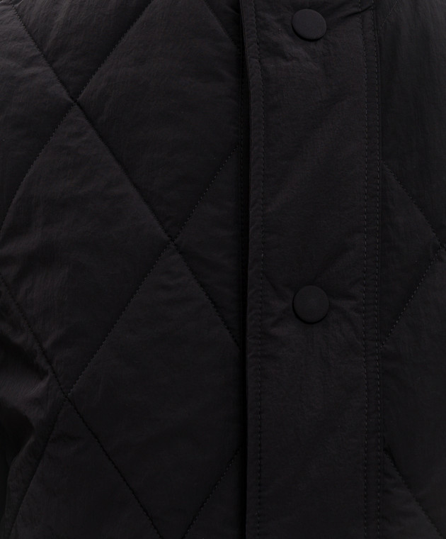 Ami Paris Черный бомбер UJK886PA0117 изображение 5