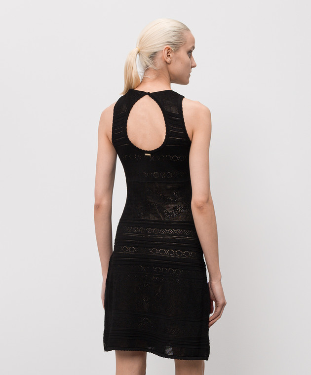 Twinset Черное платье в узор 261TT3291 изображение 4
