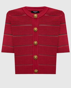 Balmain Розовый кардиган GF0KL285KJ75