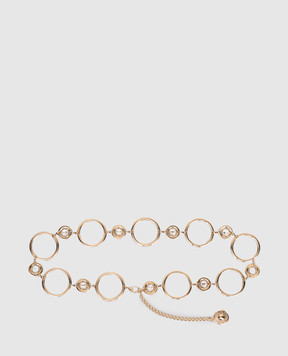 Twinset Золотой пояс с кристаллами 261TA4190