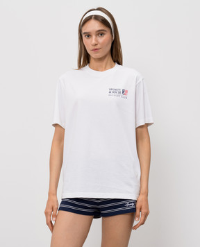 Sporty & Rich Біла футболка Promo TO119710431WH01